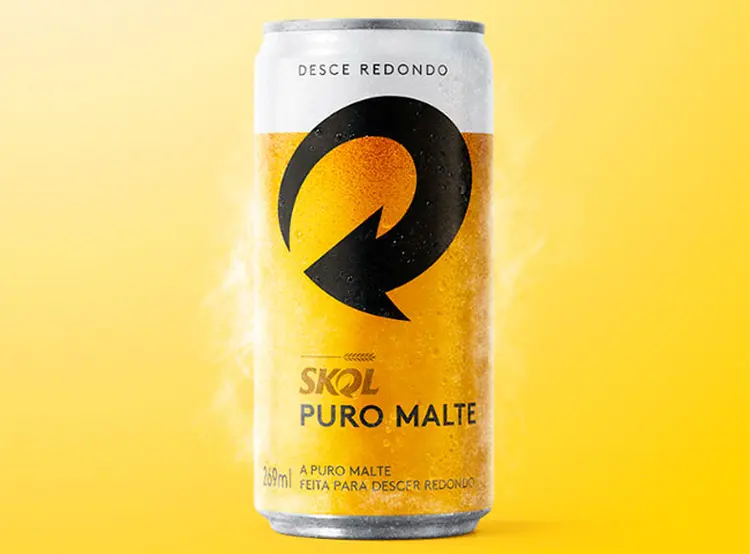 Campanha da Skol Puro Malte dá descontos no Twitter. Cerveja pode sair de graça (Skol/Divulgação)