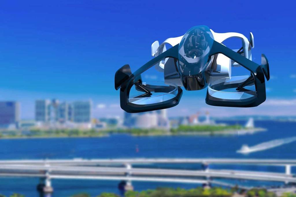 Empresas japonesas planejam lançar carros voadores em 2023