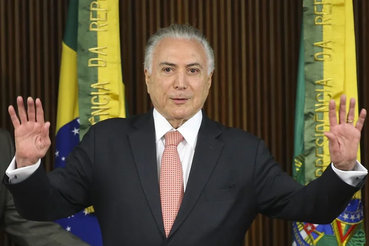 Michel Temer: Às 20h30, presidente deve apresentar um breve balanço dos dois anos e meio à frente do governo (Antonio Cruz/Agência Brasil)