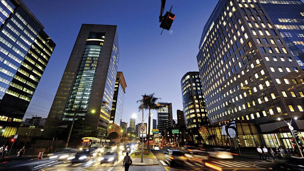 Avenida Faria Lima, centro financeiro de São Paulo: o Brasil fechou 2018 com 58 bilionários (Germano Luders/Exame)