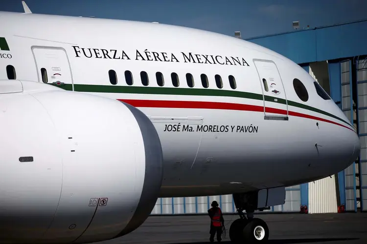 Avião presidencial do México: aeronave será vendida pelo novo presidente, que irá viajar em voos comerciais (Edgard Garrido/Reuters)
