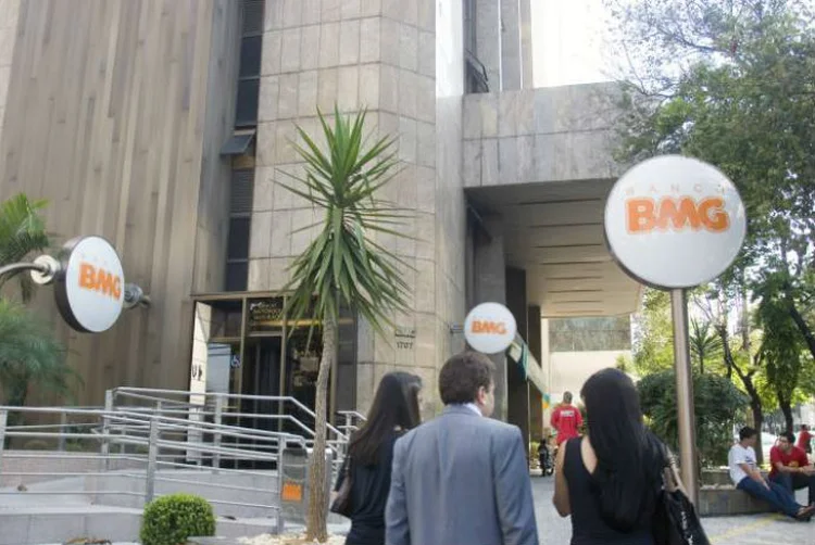 Fachado do BMG: está marcada para hoje a precificação do IPO da companhia (Marcos Issa/Bloomberg)