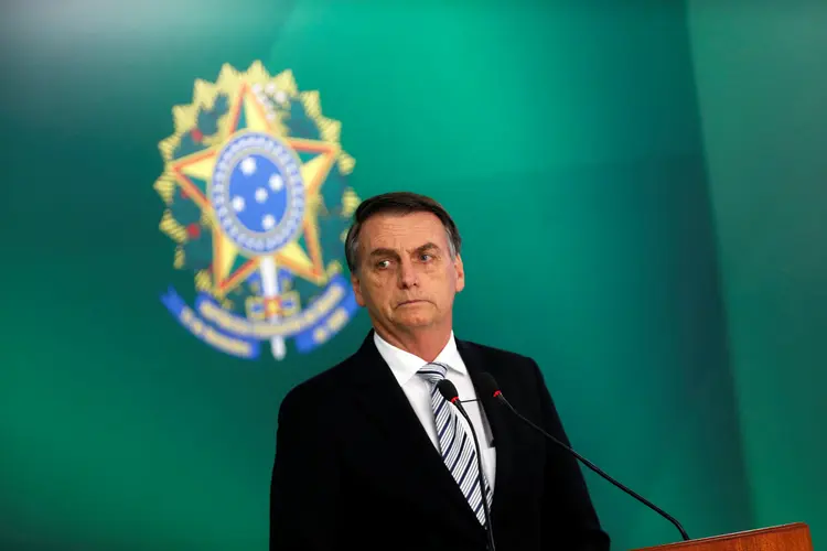 Bolsonaro: presidente fará ofensiva no Fórum Econômico Mundial para legitimar um governo de transição na Venezuela (Adriano Machado/Reuters)