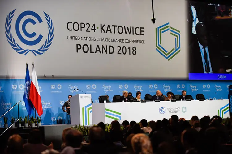 Visão geral durante a Conferência sobre Mudanças Climáticas das Nações Unidas COP24. (Omar Marques / Imagens SOPA/Getty Images)