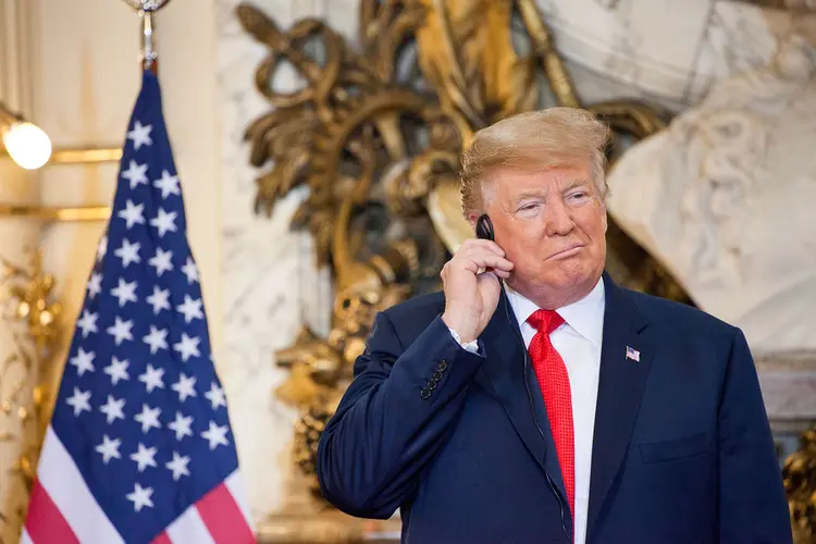 Trump: "O presidente está recebendo as informações e continuará monitorando a situação na Síria", disse a porta-voz da Casa Branca (Erica Canepa/Bloomberg)