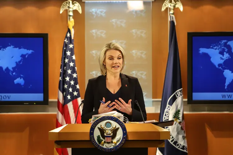 ONU: Trump confirmou nesta sexta-feira a indicação de Heather Nauert para o cargo (Alex Wroblewski/Getty Images)