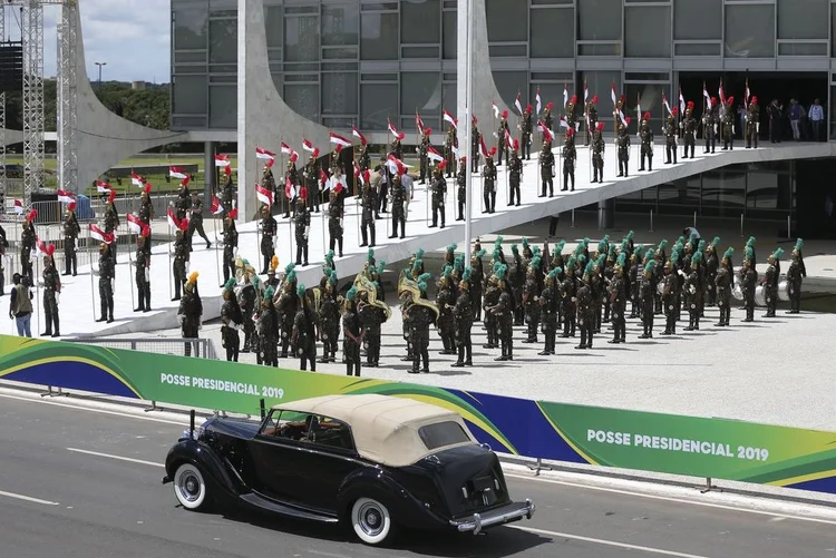Ensaio: último ensaio para a posse do presidente eleito (José Cruz/Agência Brasil)