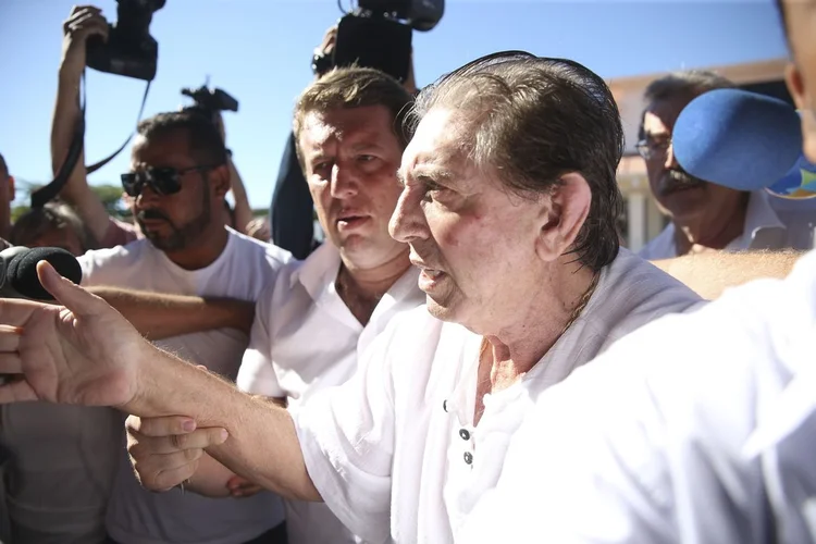 João de Deus: promotoria sustenta que médium "aguardava em uma espécie de "trono" para ter contato direto durante o atendimento com as vítimas (Marcelo Camargo/Agência Brasil)