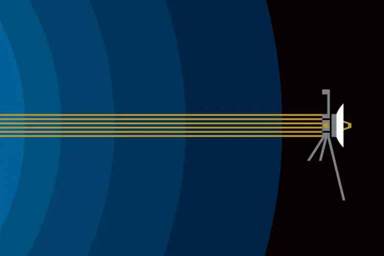 No limite: Sonda já está na última "camada" do sistema solar, mas ainda vai levar 300 anos para sair dele (NASA/Divulgação)