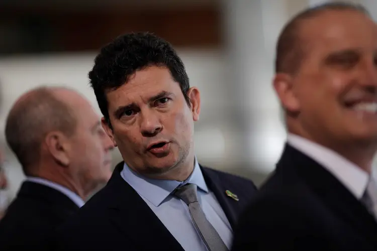 Sérgio Moro: o ministro comenta críticas sobre o seu projeto de lei anticrime (Ueslei Marcelino/Reuters)