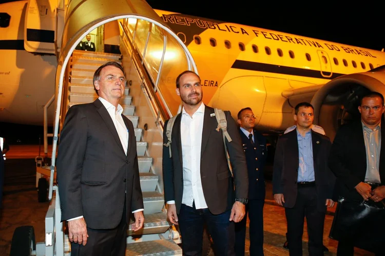 Jair Bolsonaro: presidente da República embarcou para Davos, Suiça (Alan Santos/Agência Brasil)