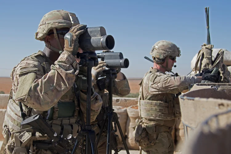 Soldados americanos na Síria (U.S. Army/Reuters)