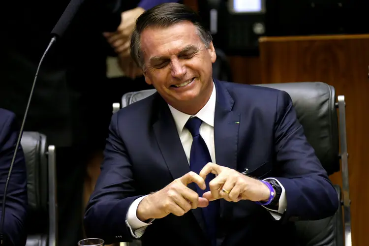 Bolsonaro pediu que Onyx e Guedes abandonem as disputas internas e deem demonstrações de unidade (Adriano Machado/Reuters)