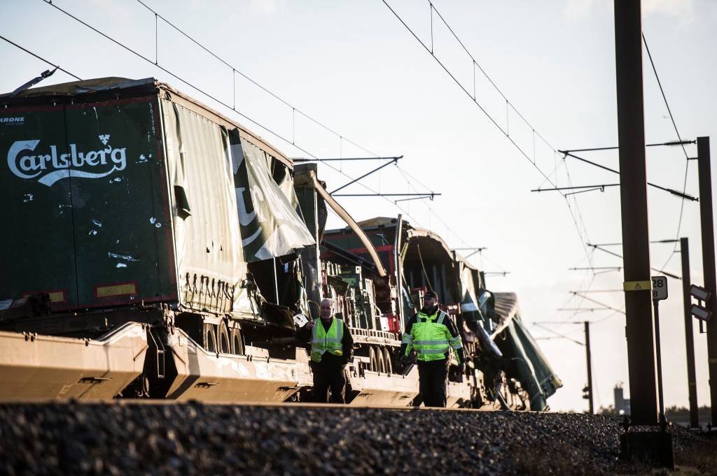 Acidente ferroviário na Dinamarca deixa seis mortos