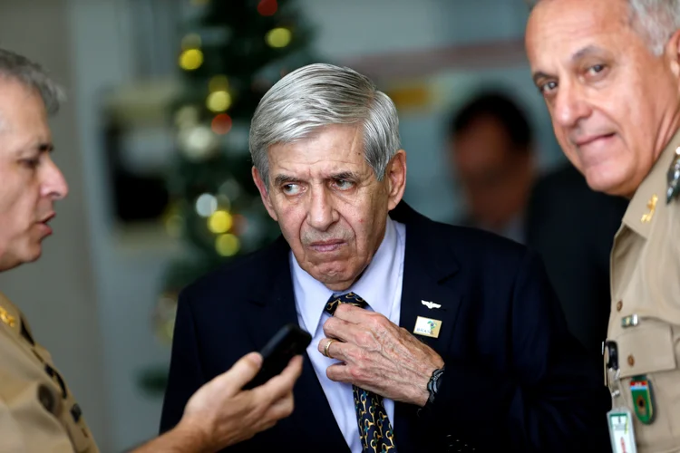 Augusto Heleno: o general e chefe do Gabinete de Segurança Institucional da Presidência (Adriano Machado/Reuters)