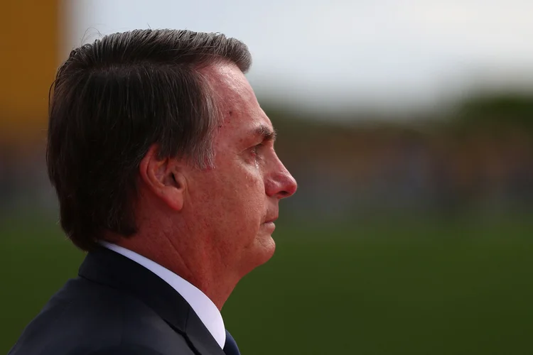 Presidente Jair Bolsonaro durante cerimônia de posse em Brasília. (Pilar Olivares/Reuters)