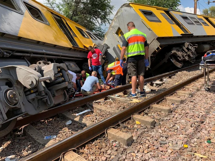 África do Sul: o acidente aconteceu em uma estação do norte de Pretória (Twitter/@ABRAMJEE/Reuters)