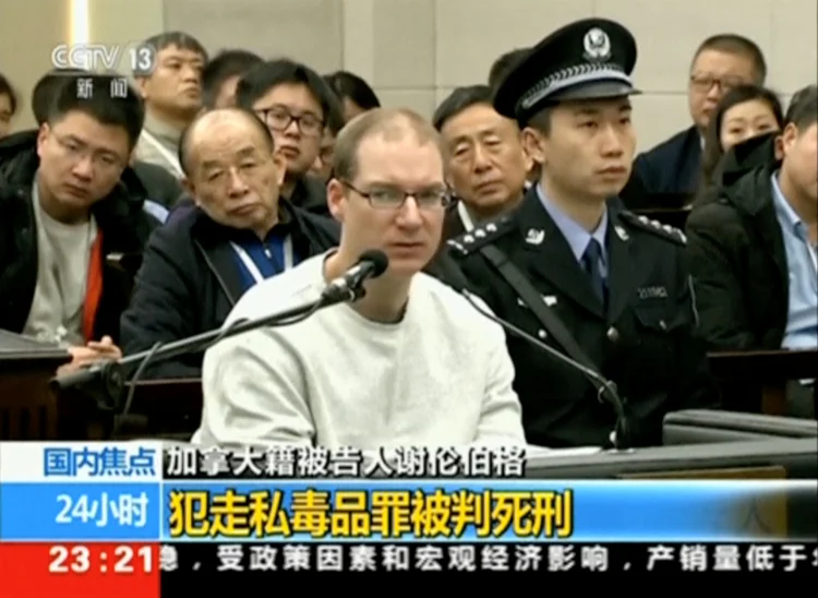China: o Canadá criticou a decisão do tribunal chinês (CCTV/Reuters)