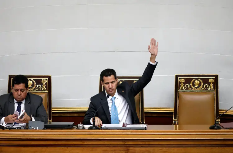 Líder da oposição da Venezuela no Parlamento, Juan Guaido, se declarou presidente interino  (Manaure Quintero/Reuters)