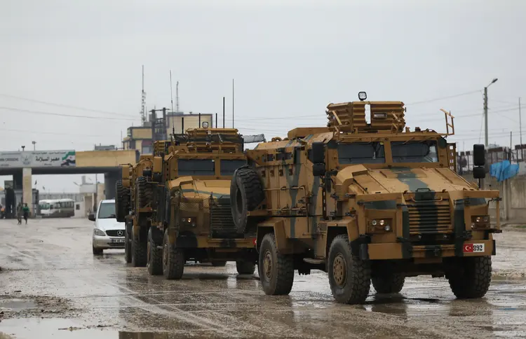 Guerra na Síria: a Turquia prometeu criar uma "zona de segurança" na fronteira com a Síria, com o apoio dos EUA (Khalil Ashawi/Reuters)