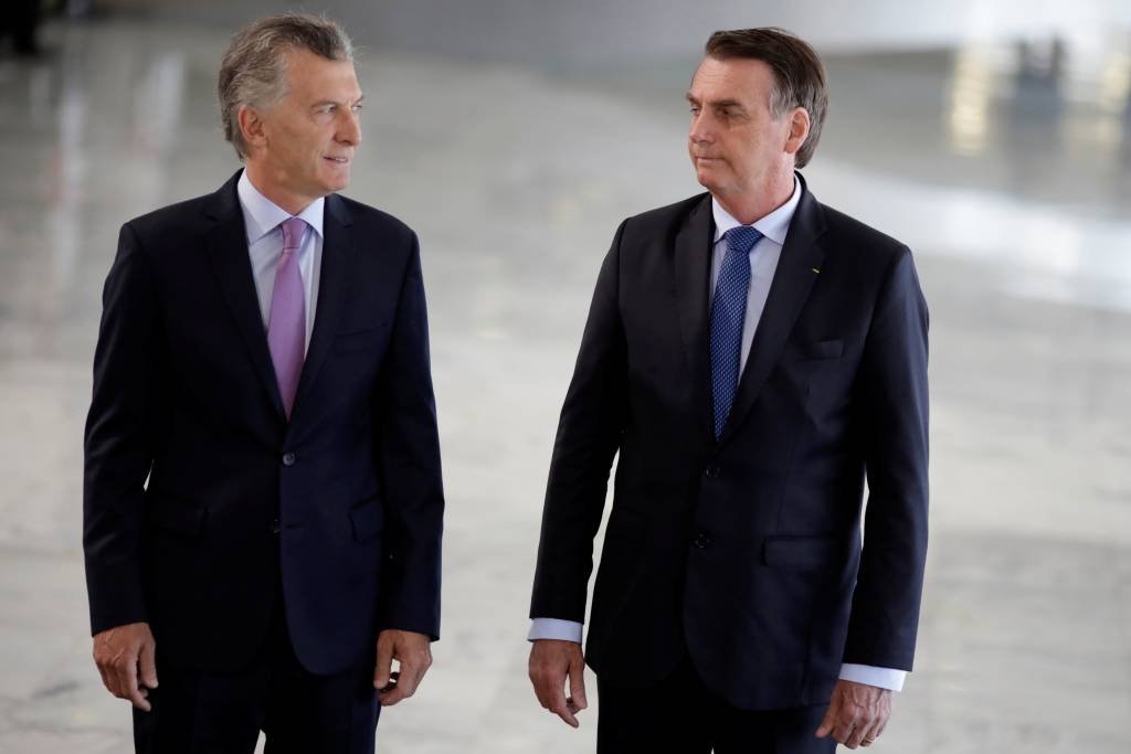 Em encontro com Macri, Bolsonaro diz querer Mercosul enxuto