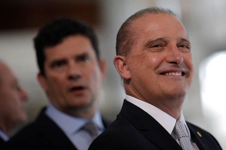 Onyx Lorenzoni: ministro da Casa Civil obteve vitória de aliado contra o MDB na disputa do Senado, mas apoio do partido é fundamental para o governo (Ueslei Marcelino/Reuters)