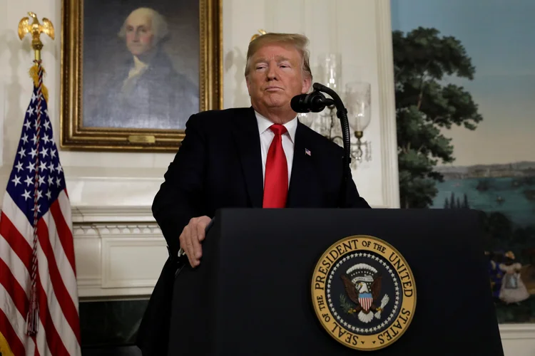 Donald Trump: Presidente quer muro na fronteira com México (Yuri Gripas/Reuters)