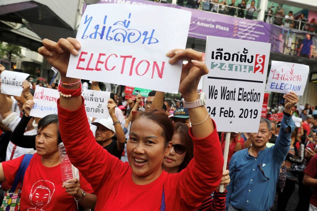 Tailândia fará eleições em março, as primeiras desde o golpe de Estado