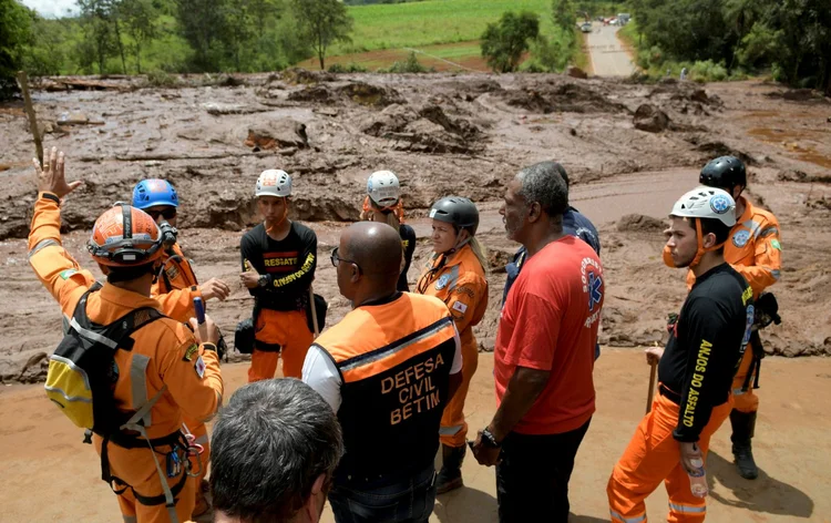 Barragem se rompe e lama invade Brumadinho, na Grande BH: Vale terá de enviar relatórios diários sobre as ações detalhando a quantidade de animais recolhidos (Washington Alves/Reuters)