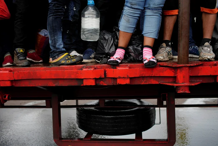 EUA: Trump ameaça deportar centenas de famílias ilegais (Alexandre Meneghini/Reuters)