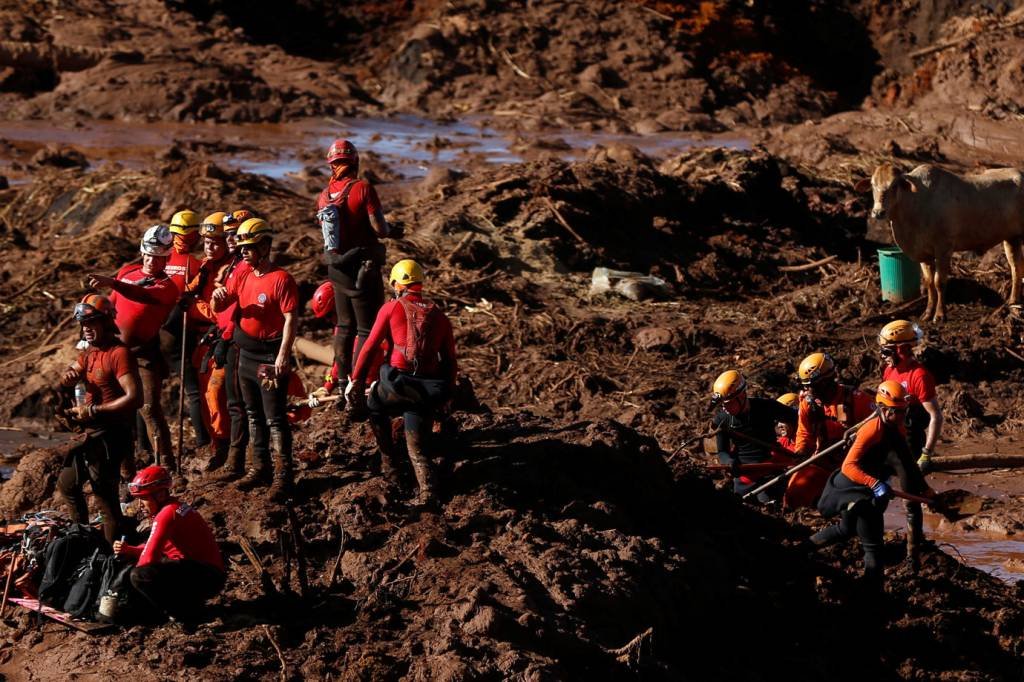 Rompimento da barragem em Brumadinho (MG) pode ser considerado o maior acidente de trabalho da história do país (Adriano Machado/Reuters)