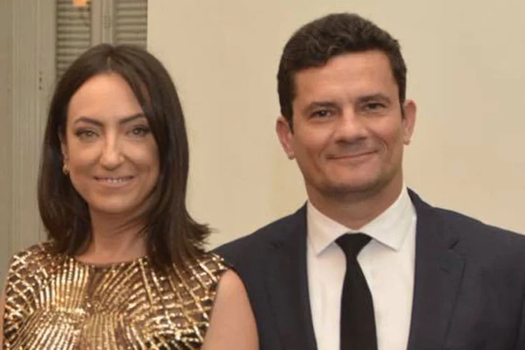 Sérgio Moro e sua esposa Rosangela Wolff Moro (Redes Sociais/Reprodução)