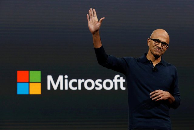 Satya Nadeella, CEO da Microsoft: os resultados devem ser de 10 a 13% maiores do que os da mesma época no ano passado (Foto: Lucas Jackson/Reuters)