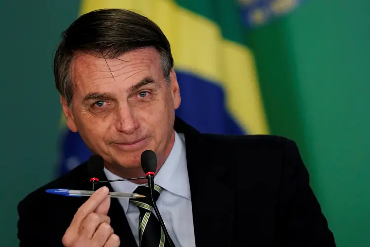 Bolsonaro: o presidente terá que falar sobre acordos climáticos no FEM (Ueslei Marcelino/Reuters)