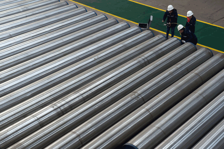 Aço: Vendas no Brasil foram de cerca de 18,3 milhões de toneladas em 2018 (Reuters/Reuters)