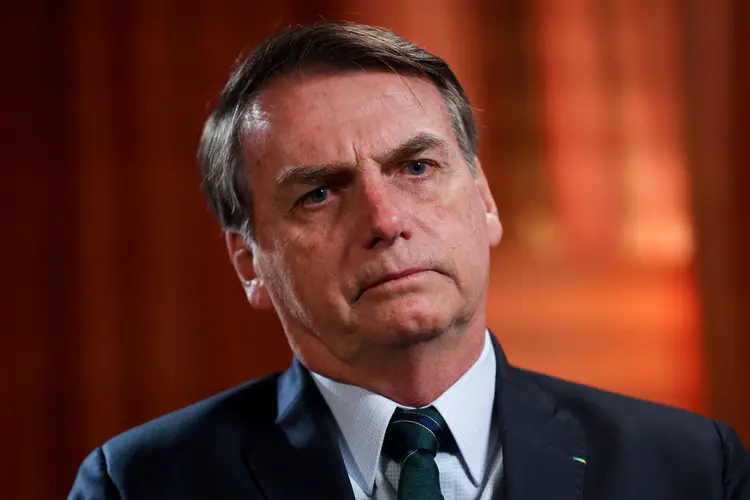 Jair Bolsonaro: presidente disse que sobrevoou a região no sábado, 26 (Simon Dawson/Bloomberg)
