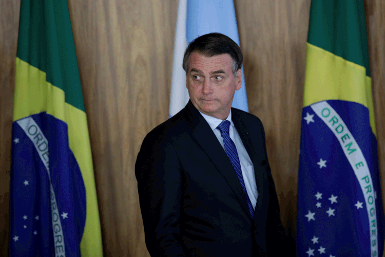 Jair Bolsonaro: Presidente optou por não conceder entrevista coletiva em Davos, na Suíça (Ueslei Marcelino/Reuters)