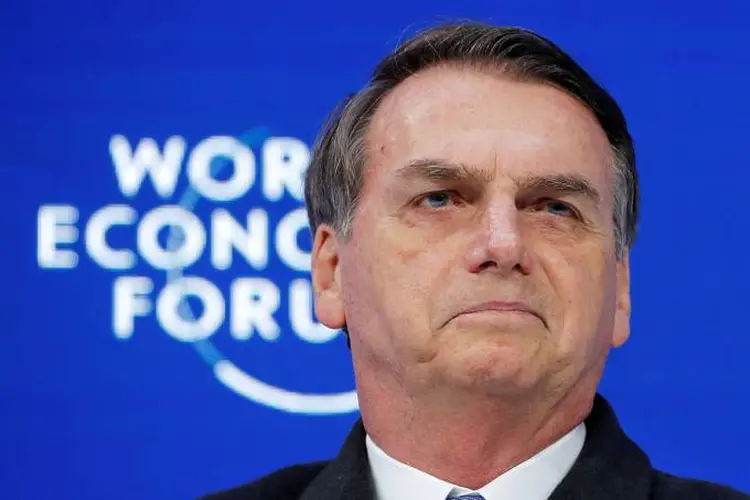 JAIR BOLSONARO: entrevista coletiva de quarta-feira (23) foi cancelada, pois o presidente se prepara para a cirurgia de retirada da bolsa de colostomia (Arnd Wiegmann/Reuters)