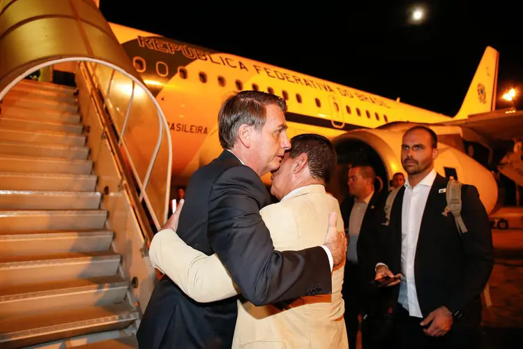 Bolsonaro e Mourão: essa é a primeira vez desde a redemocratização que um general assume a presidência (Alan Santos/Agência Brasil)