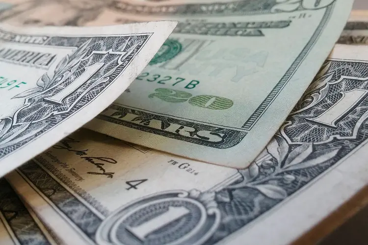 Câmbio: dólar avançava no pregão desta sexta-feira (Pixabay/Reprodução)