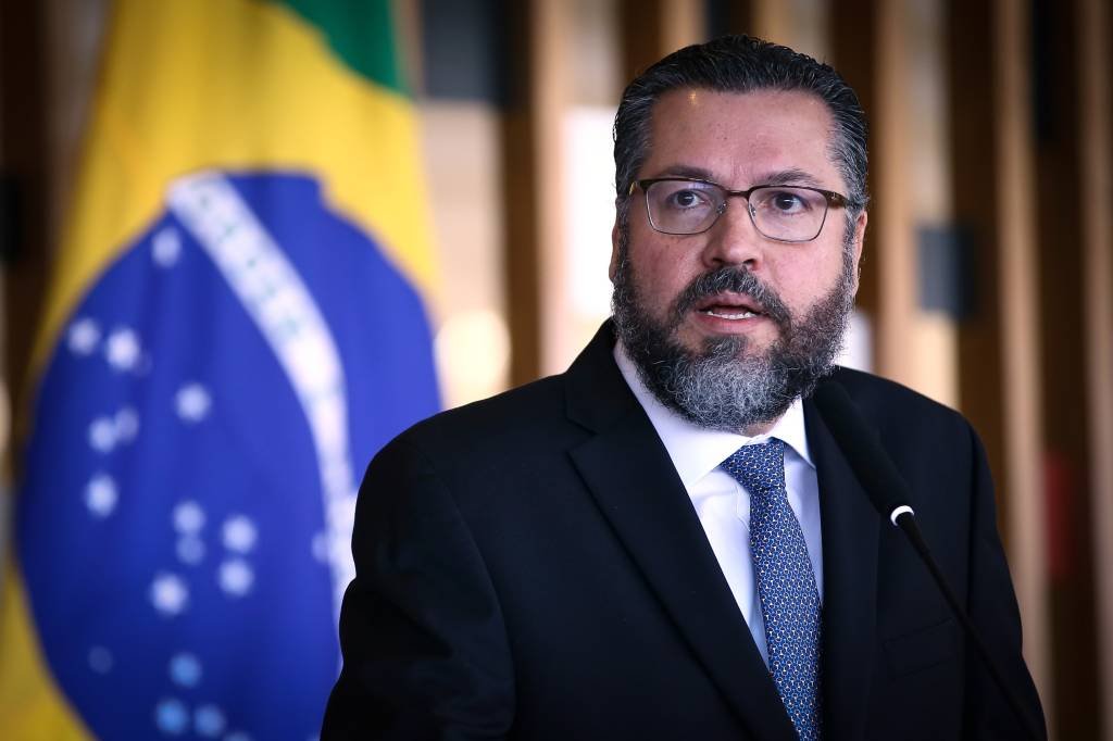 O ministro das Relações Exteriores, Ernesto Araújo (Andre Coelho/Bloomberg)