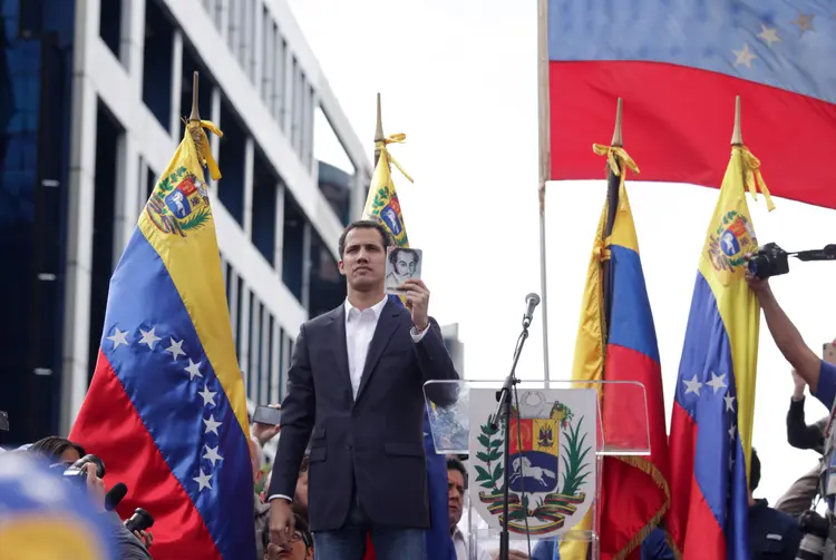 Juan Guaidó: autoproclamado presidente interino da Venezuela (Boris Vergara/Getty Images)