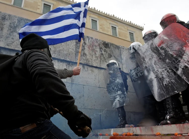 GRÉCIA: país foi palco de protestos sobre alteração do nome da Macedônia  / REUTERS/Alexandros Avramidis