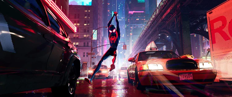 Cena do longa de animação "Homem-Aranha no Aranhaverso" (Sony Pictures Animation/Divulgação)