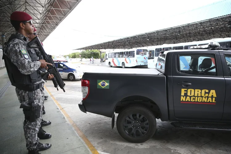 Força Nacional em operação em Fortaleza (José Cruz/Agência Brasil)