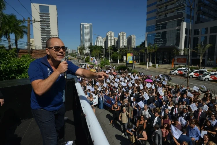 Magistrados da Justiça do Trabalho defendem a categoria:“Jair Bolsonaro, o brasileiro quer Justiça do Trabalho” (Christian Braga/Amatra/Divulgação)