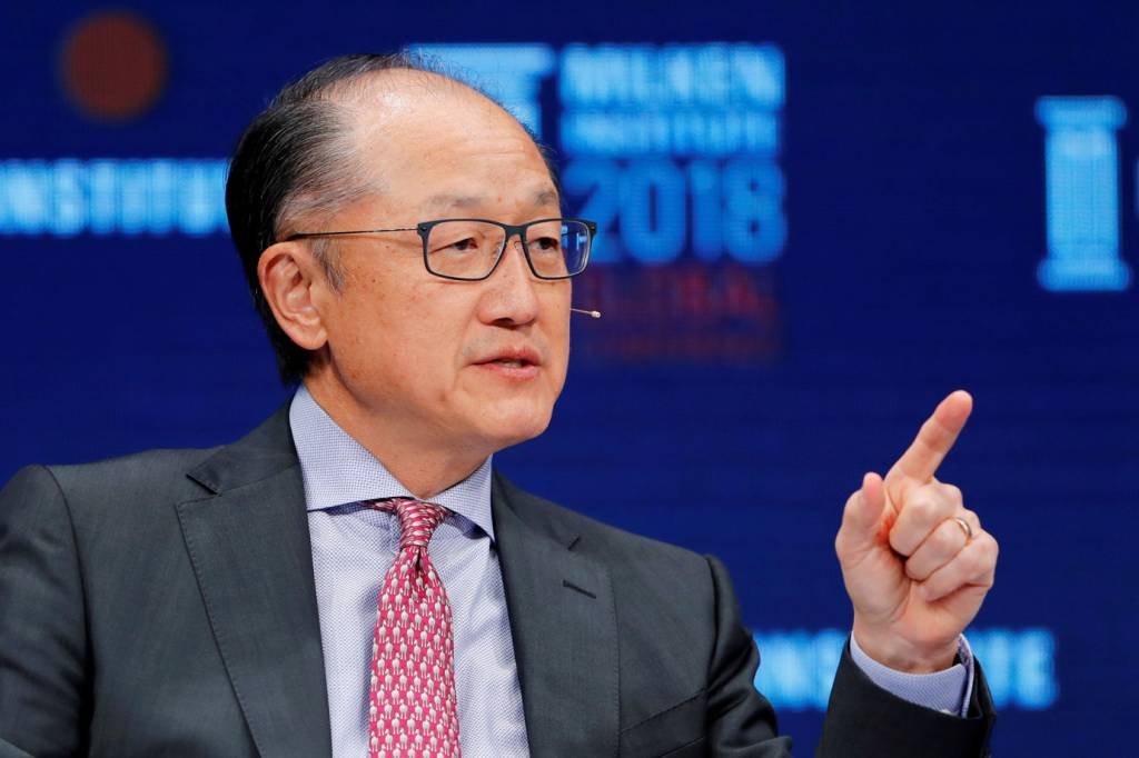 Presidente do Banco Mundial, Jim Yong Kim, apresenta sua renúncia