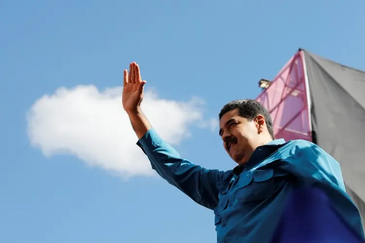 Maduro: o líder da oposição prometeu continuar a lutar por um "governo de transição e eleições livres" na Venezuela (Marco Bello/Reuters)