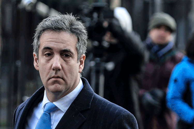 Michael Cohen: ex-advogado começa a cumprir hoje sua sentença de 3 anos após ser condenado por oito crimes (Jeenah Moon/Reuters)