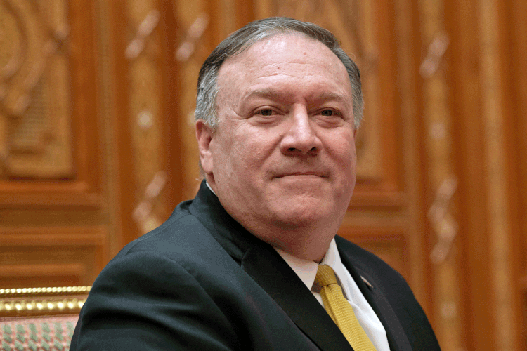 Secretário de Estado do governo Donald Trump, Mike Pompeo (Andrew Caballero-Reynolds/Reuters)